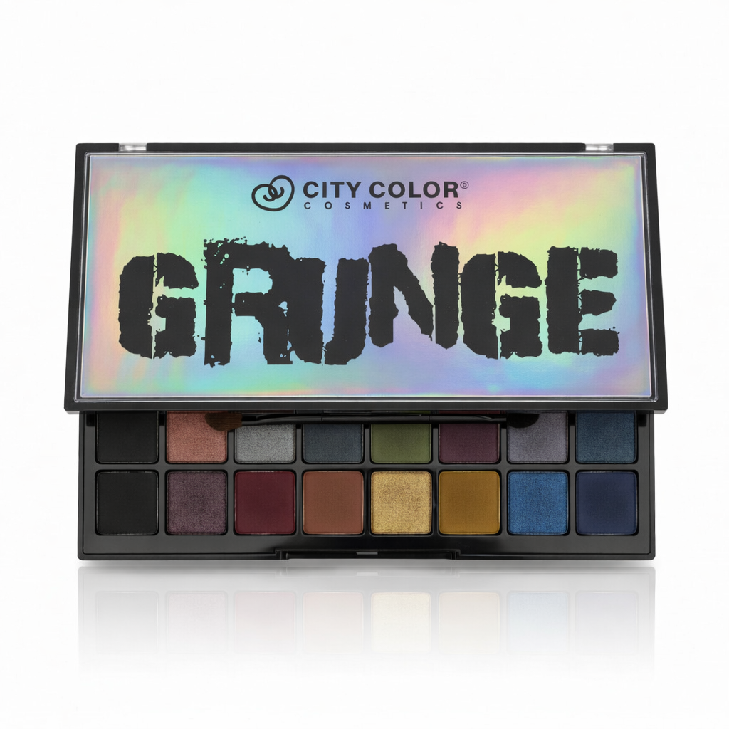 Grunge 18 Shade Eyeshadow Palette - with Mirror