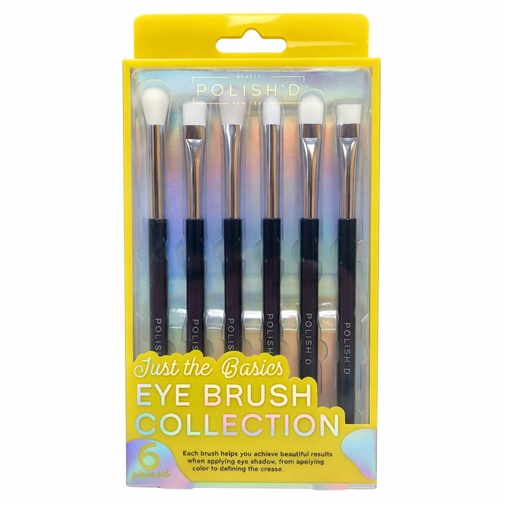 Just the Basics Eye Brush Collection - 6 Piece Set