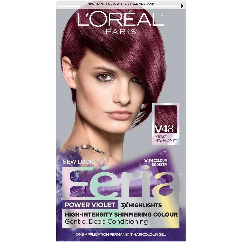 Shimmering Permanent Hair