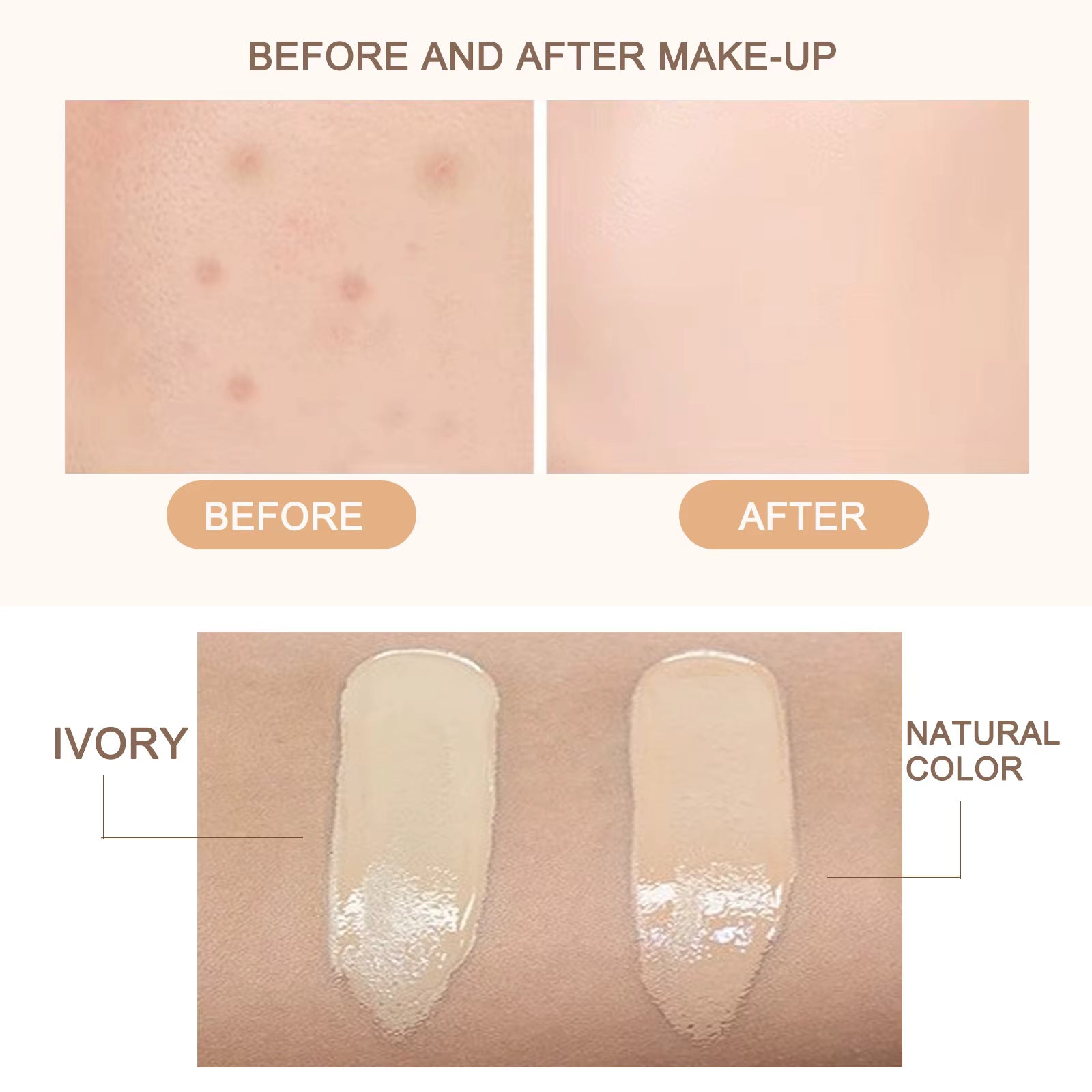 Natural CC Cream Complete Correction SPF 50 - Sunscreen Moisturizing