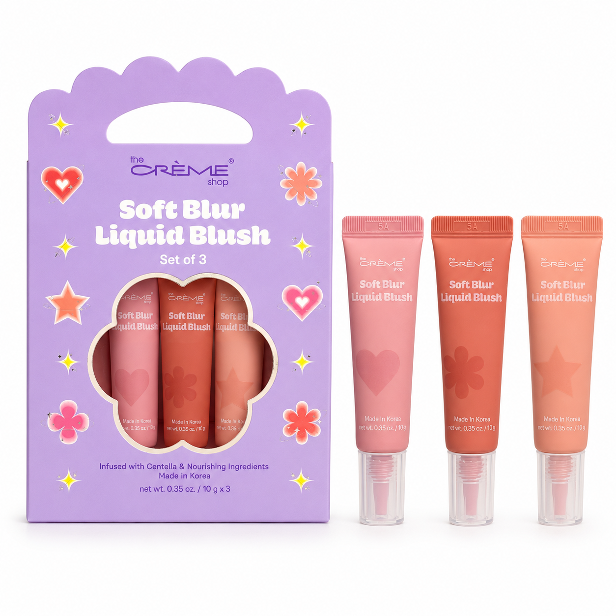 Soft Blur Liquid Blush - Centella & Nourishing (Set of 3)