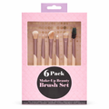 6 Piece Rose Gold Eye Makeup Brush Set